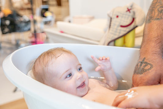 Hoe vaak moet een baby in bad?