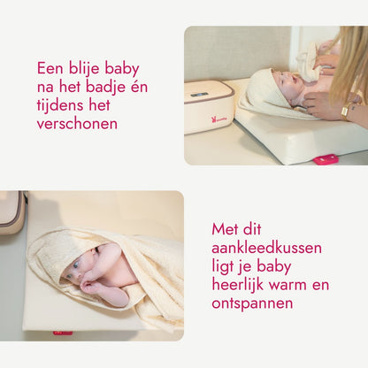 Verwarmd aankleedkussen