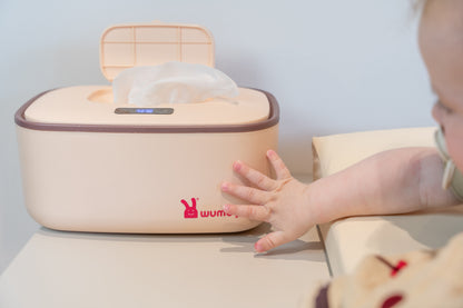 Verwarmd Aankleedkussen + Billendoekjesverwarmer - Vanilla