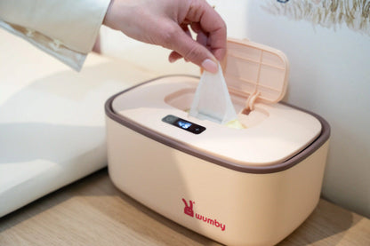 Verwarmd Aankleedkussen + Billendoekjesverwarmer - Vanilla