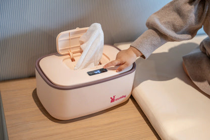 Verwarmd Aankleedkussen + Billendoekjesverwarmer - Vanilla