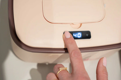 Verwarmd Aankleedkussen + Billendoekjesverwarmer - Vanilla