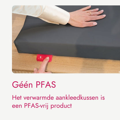 Verwarmd aankleedkussen