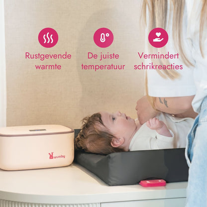 Verwarmd aankleedkussen
