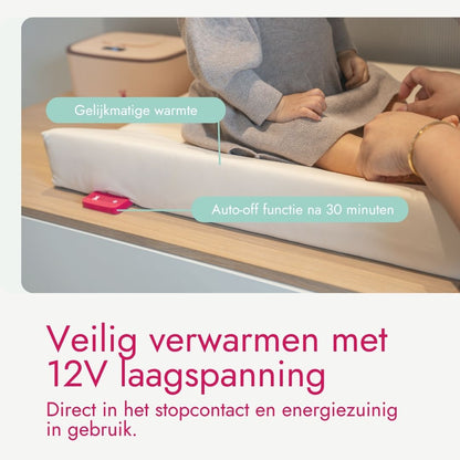 Verwarmd aankleedkussen