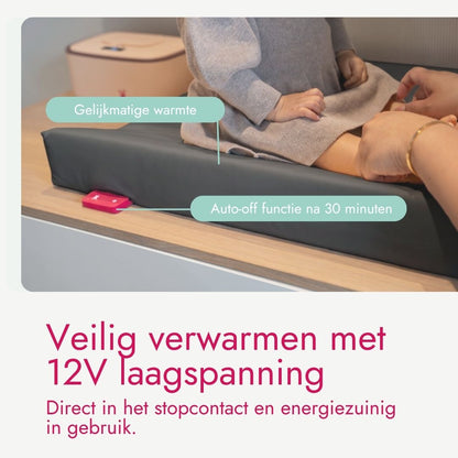 Verwarmd aankleedkussen