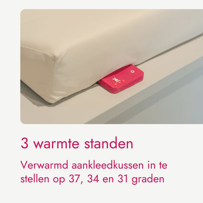 Verwarmd aankleedkussen