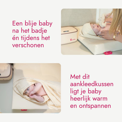 Verwarmd aankleedkussen