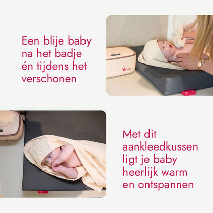 Verwarmd aankleedkussen