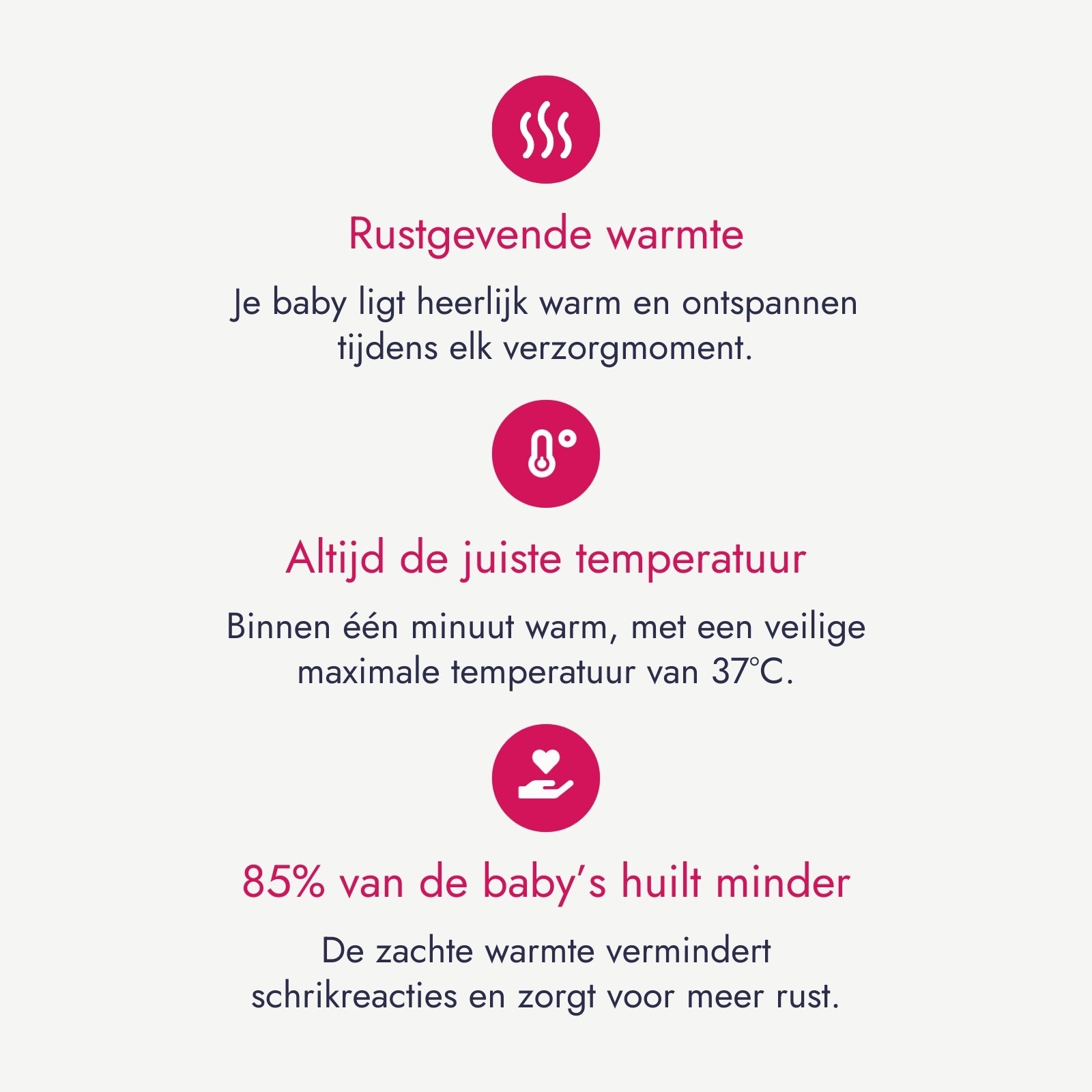 Wumby verwarmd aankleedkussen