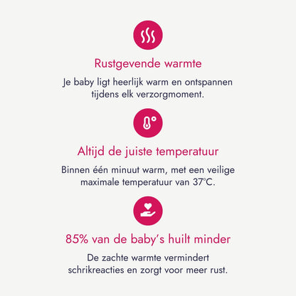 Wumby verwarmd aankleedkussen