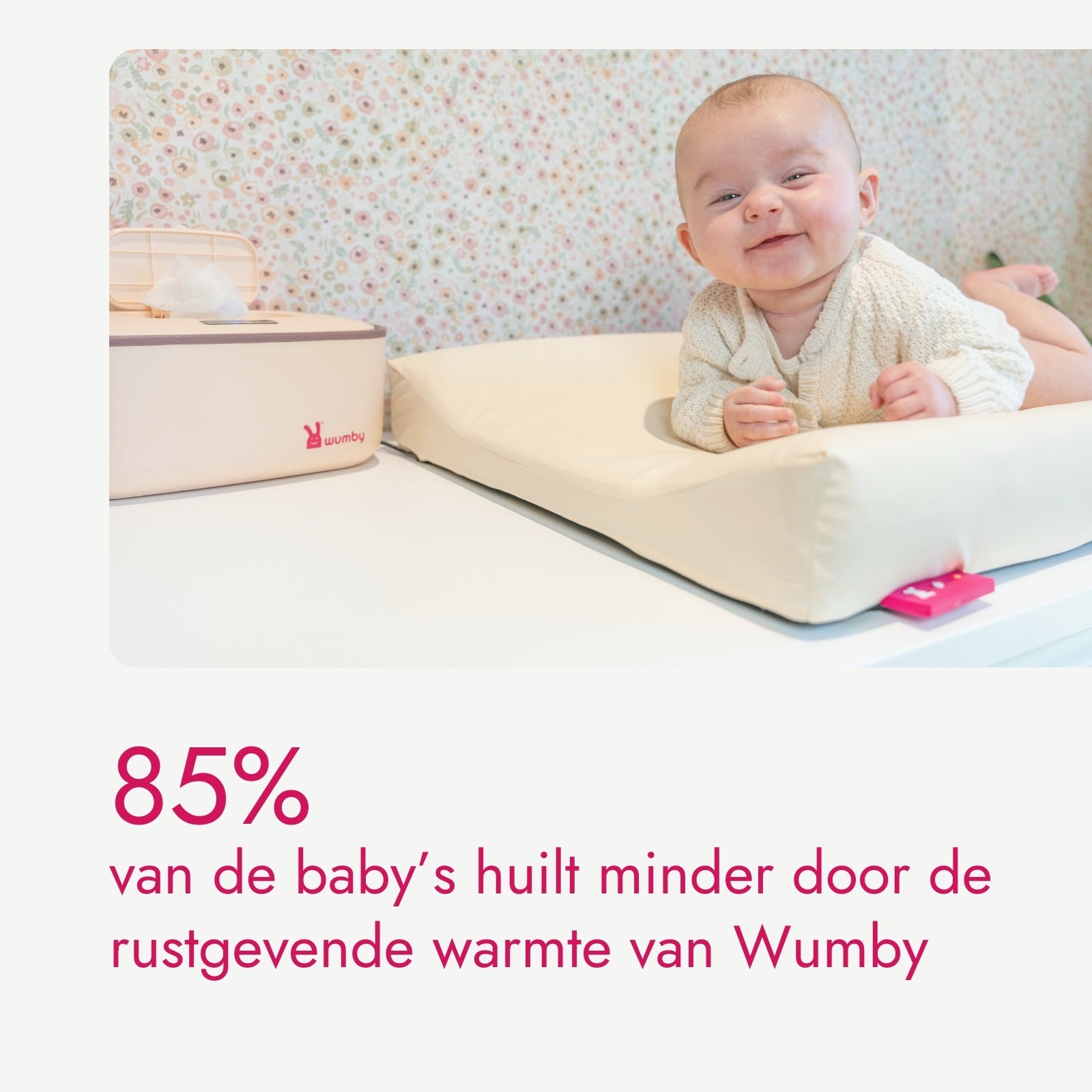 Wumby verwarmd aankleedkussen